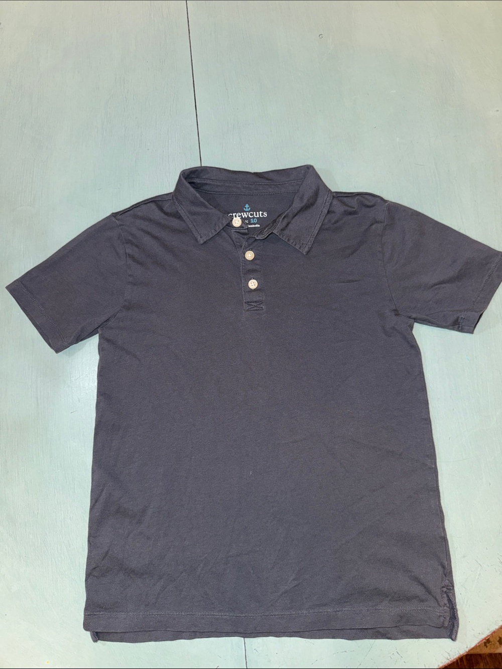 Crewcuts Navy Blue Short Sleeve Polo